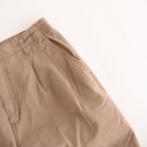 Vintage Northern Reflections Brown Paper Bag Waist Pants Size 7/8 - Picture 8 of 10